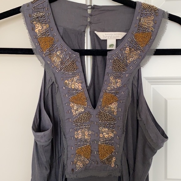 Banana Republic Heritage A-line dress with gorgeous beading detail- size XS - Picture 2 of 5